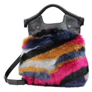 Faux Fur Foley and Corinna Phoebe Lady Tote